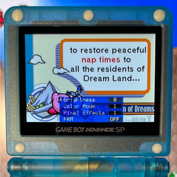 Gameboy SP, modded shell Kirby edition, Comes with the game and a charger - Picture 2 of 7